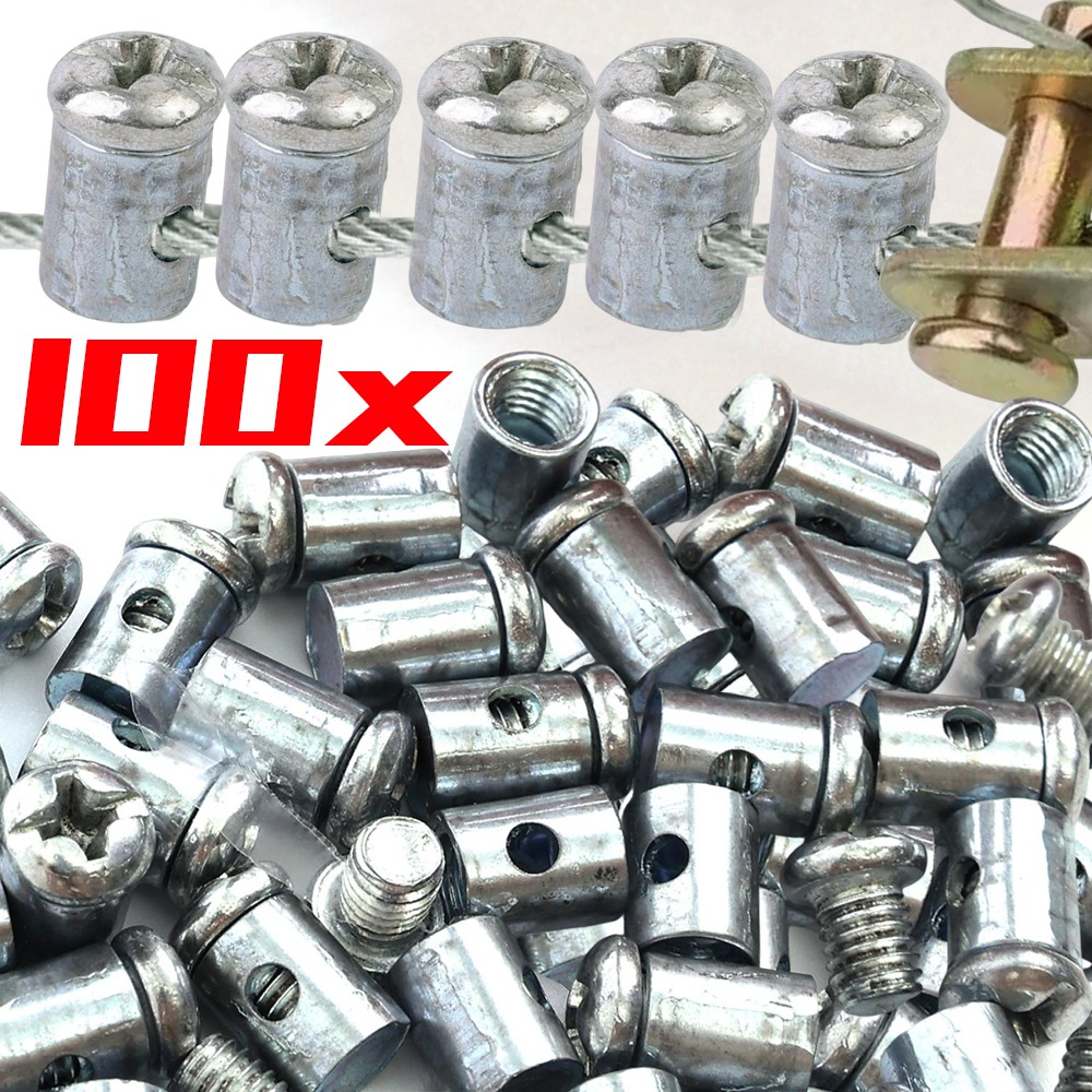 String Tension Clip - Metal Throttle Cable Fastener Wire Rope