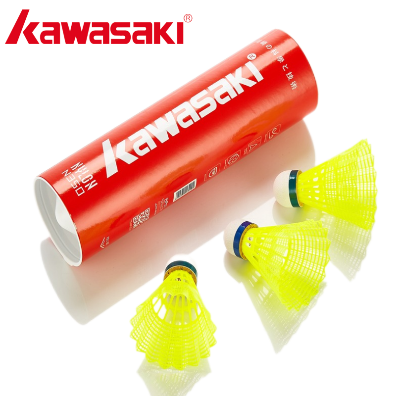 Badminton Nylon Shuttlecock - Kawasaki Nylon Ball N350 for Training