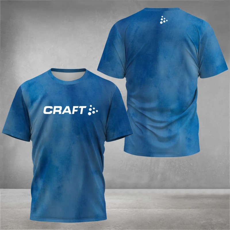 Badminton Outfit - Fashion Tie-Dye Printed Crew Neck T-Shirt