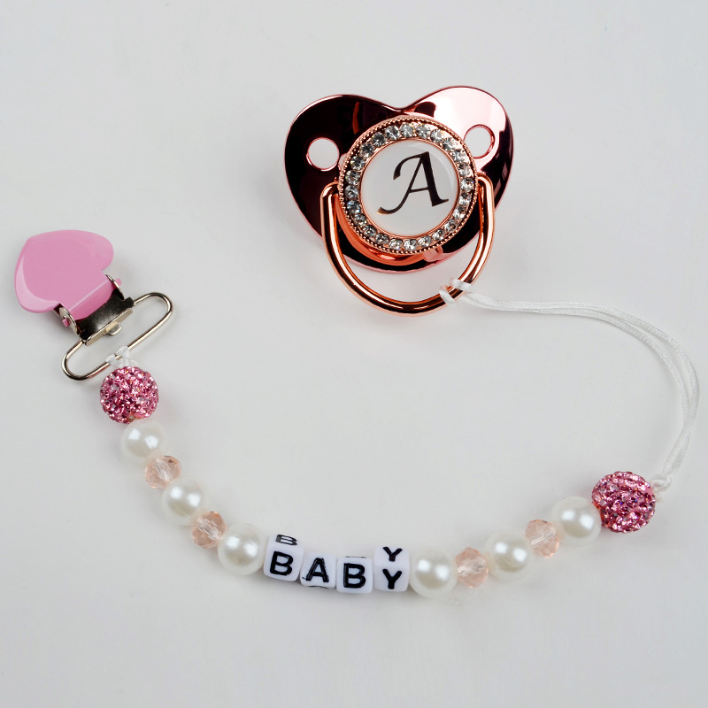 Pearl Pacifier Chain Clip for  - String Tension Clip avaliação e preço