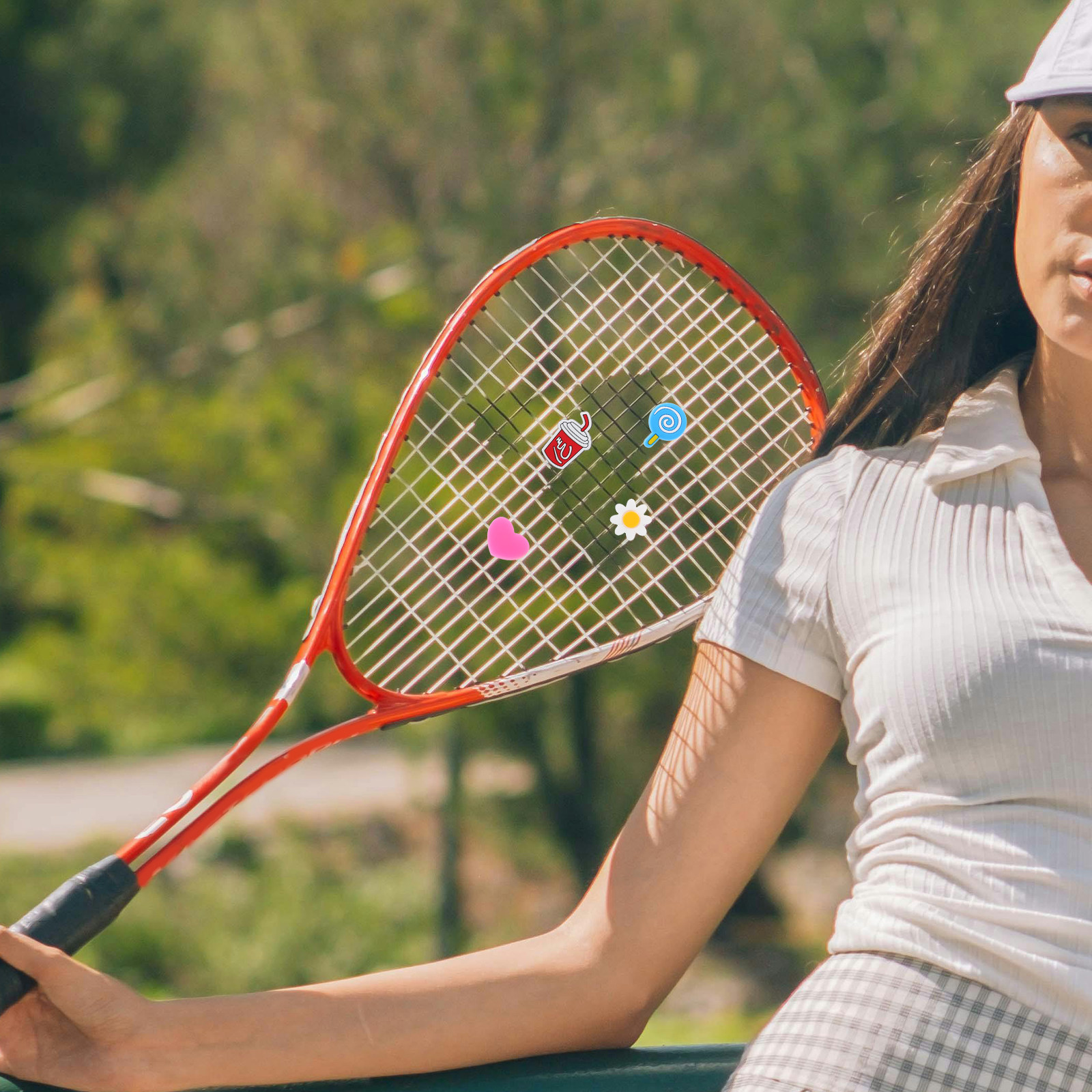 18Pcs Silicone Tennis Racket V - Racket Vibration Dampener avaliação e preço