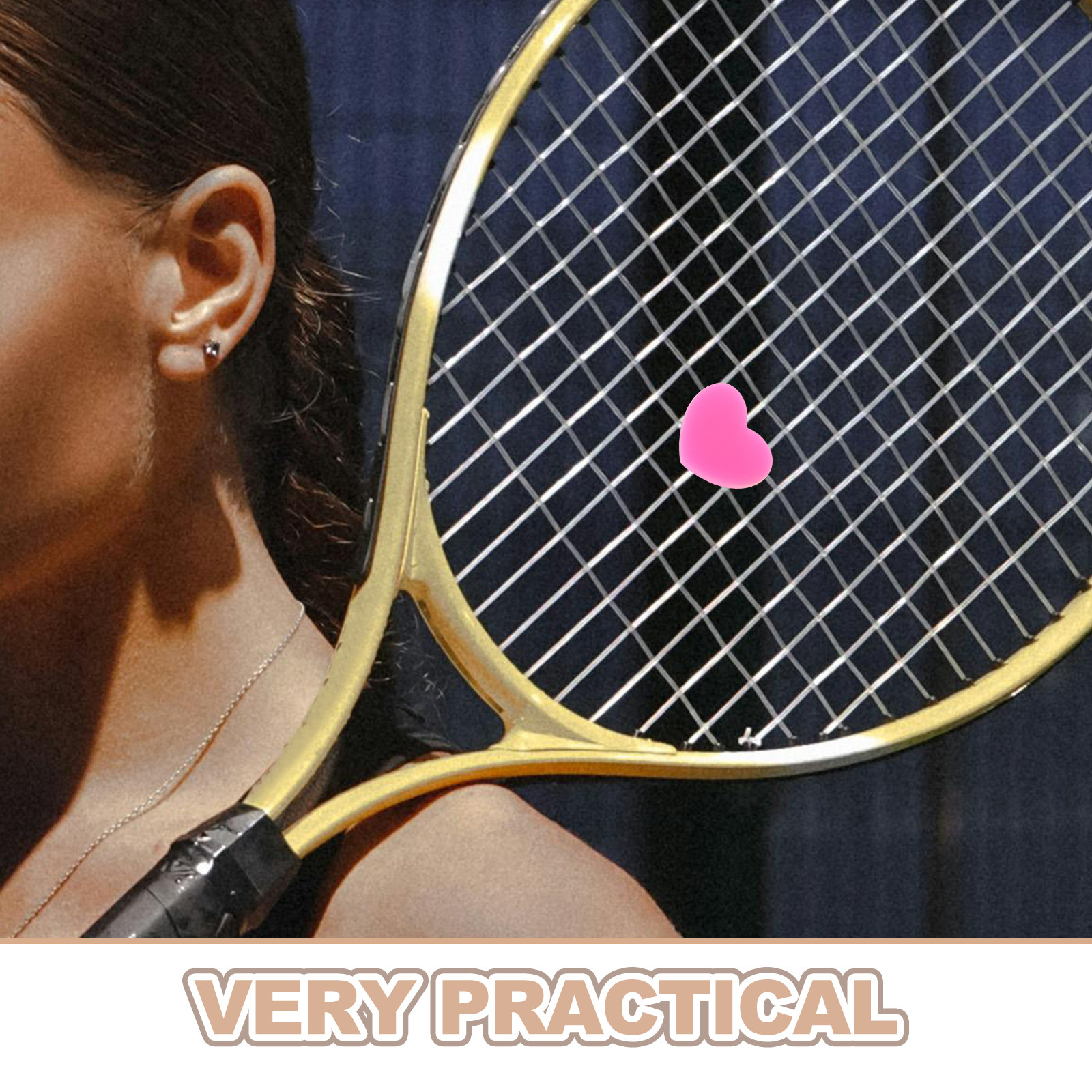 18Pcs Silicone Tennis Racket V - Racket Vibration Dampener avaliação e preço