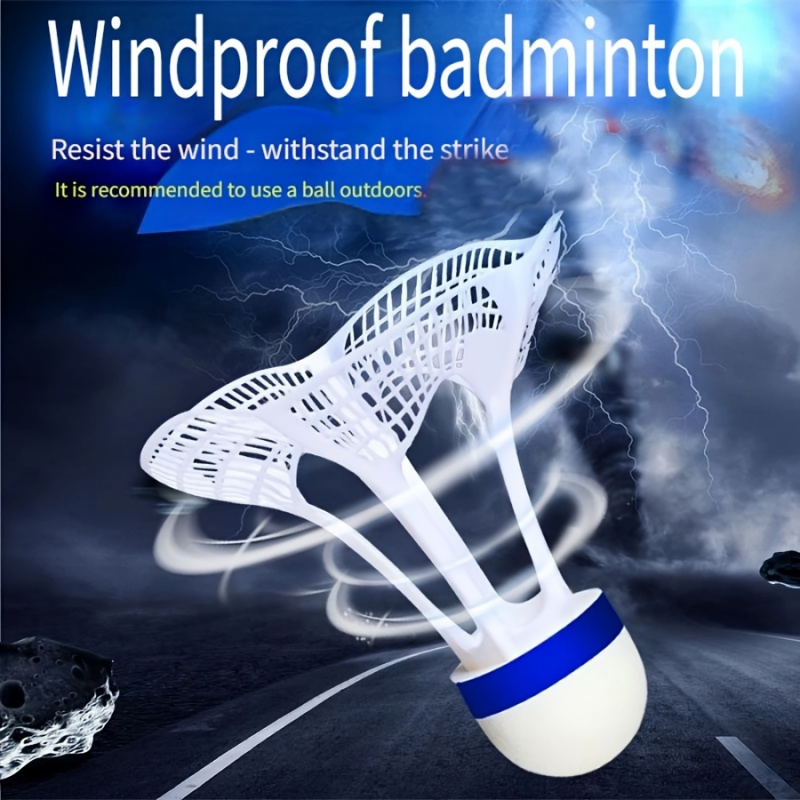 10pcs Wind-Resistant Badminton - Badminton Nylon Shuttlecock avaliação e preço
