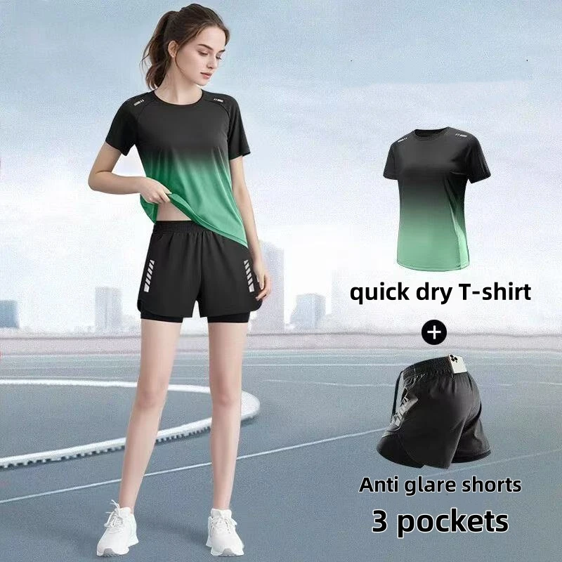 Women's sportswear set, runnin - Badminton Outfit avaliação e preço