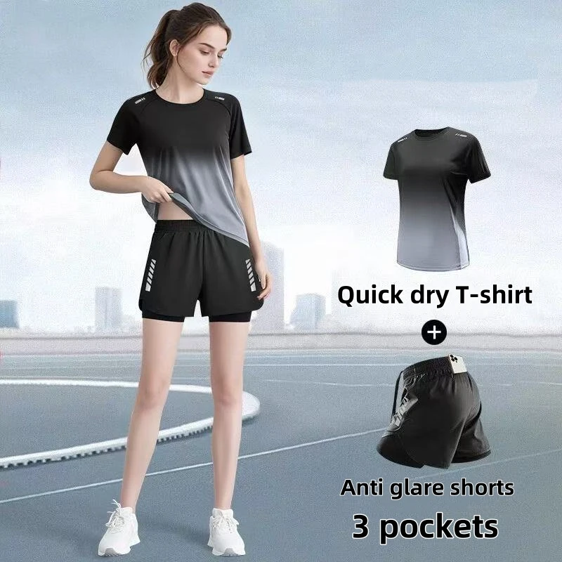 Women's sportswear set, runnin - Badminton Outfit avaliação e preço