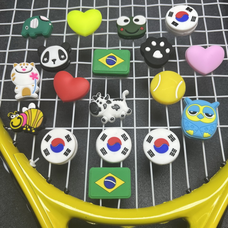 5/8/10 Pcs Cute Silicone Tenni - Racket Vibration Dampener avaliação e preço