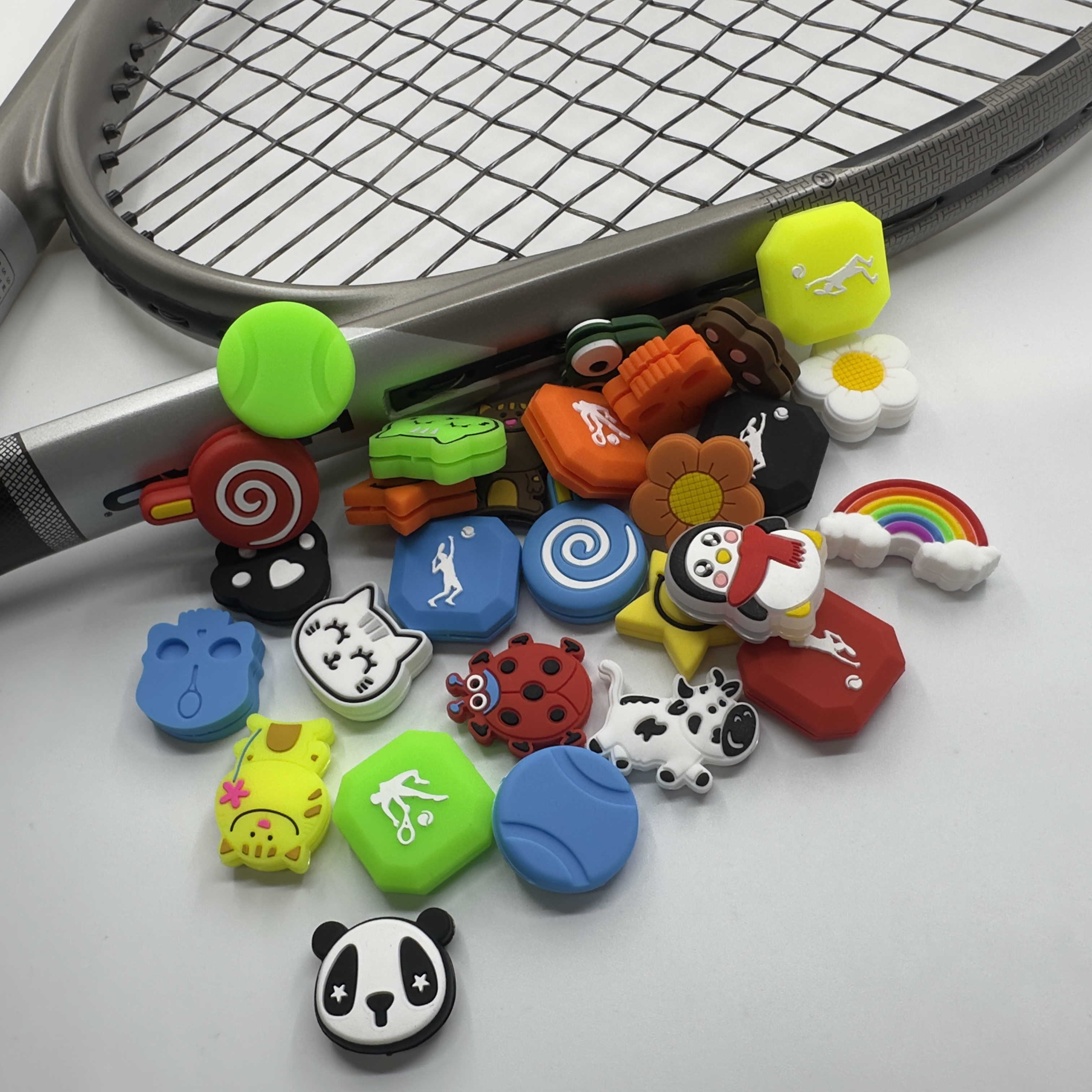 100pcs/lot Mixed styles vibrat - Racket Vibration Dampener avaliação e preço