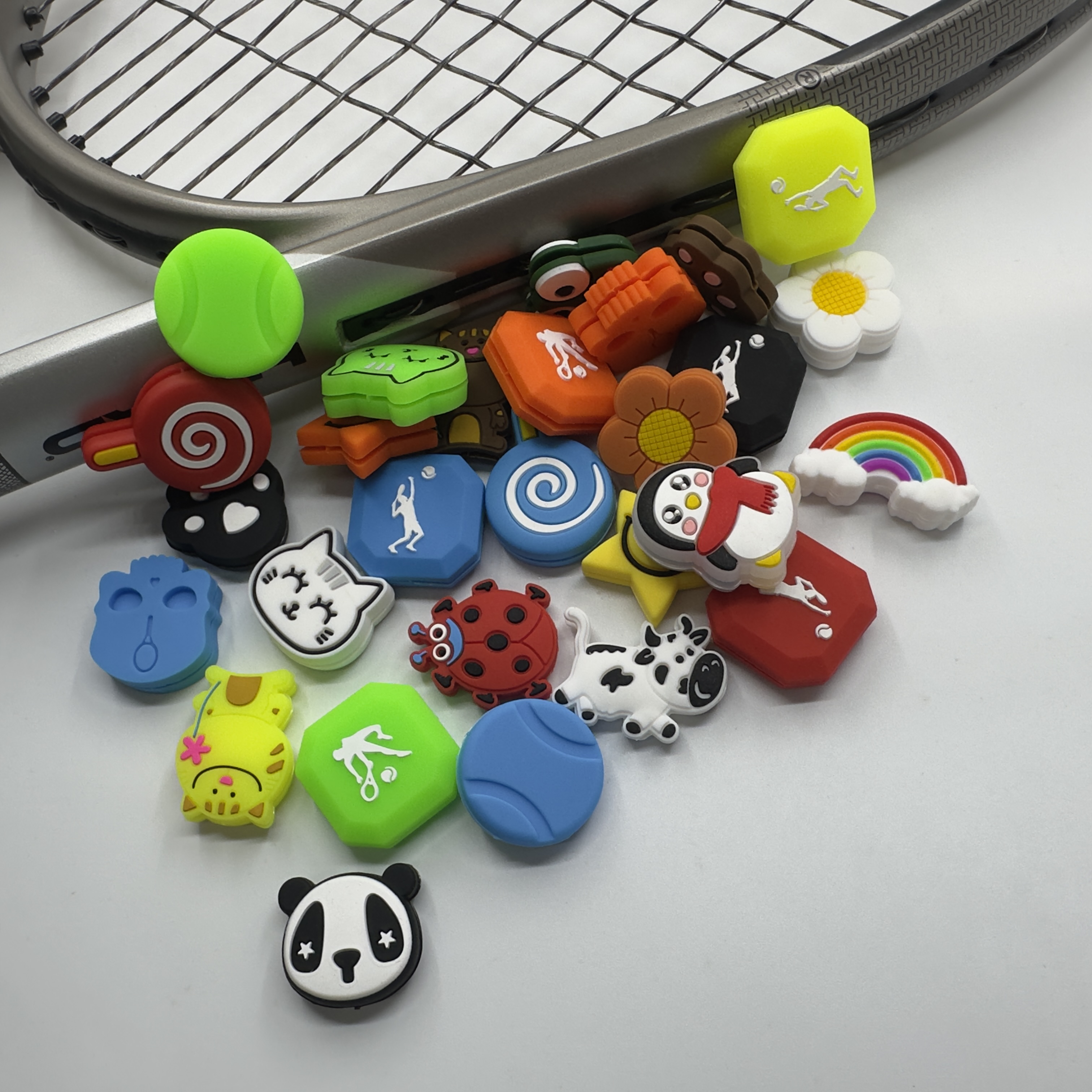 100pcs/lot Mixed styles vibrat - Racket Vibration Dampener avaliação e preço