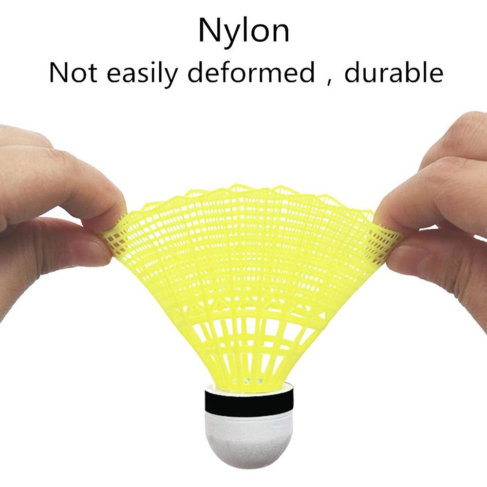 6/12PCS Green Badminton Balls  - Badminton Nylon Shuttlecock avaliação e preço