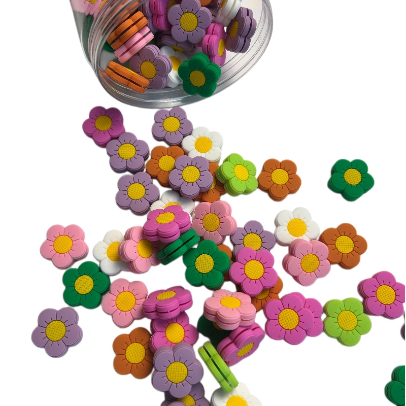 7pcs Soft Silicone Flower Tenn - Racket Vibration Dampener avaliação e preço