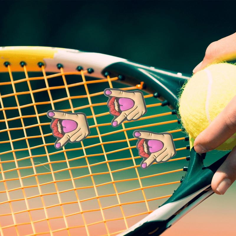 2Pcs Cartoon Tennis Racket Sho - Racket Vibration Dampener avaliação e preço
