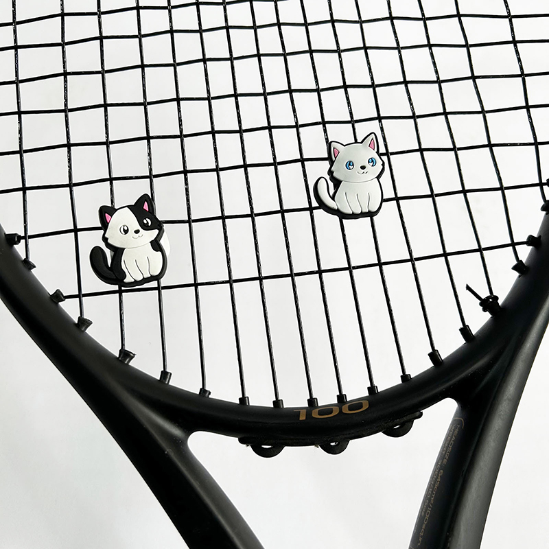 1/6/8Pcs Cartoon Cat Tennis Vi - Racket Vibration Dampener avaliação e preço