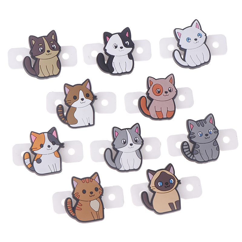 1/6/8Pcs Cartoon Cat Tennis Vi - Racket Vibration Dampener avaliação e preço