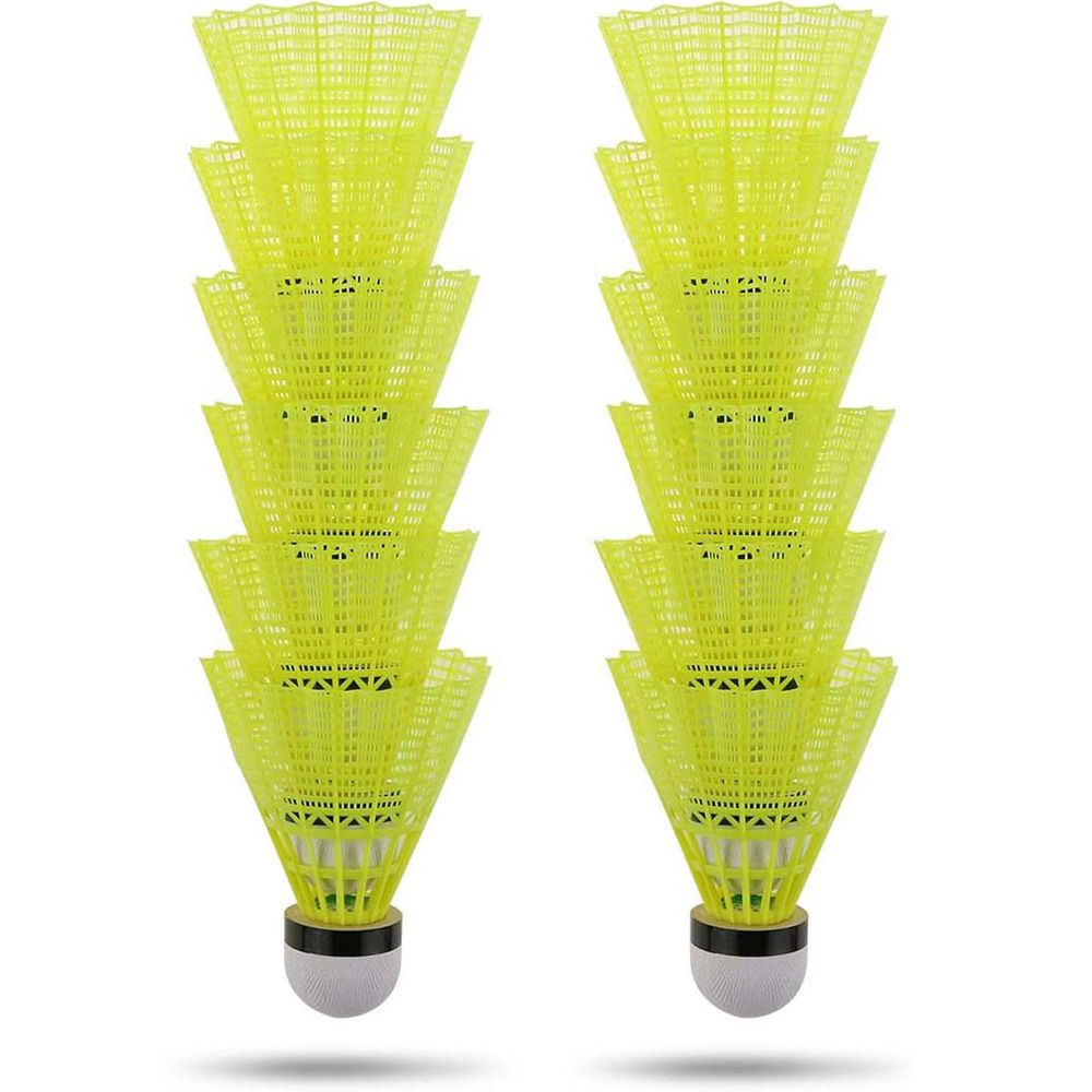 3/6/12Pcs Outdoor Sports Stabl - Badminton Nylon Shuttlecock avaliação e preço