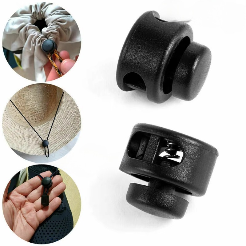 10pcs Spring Cord Lock Stopper - String Tension Clip avaliação e preço