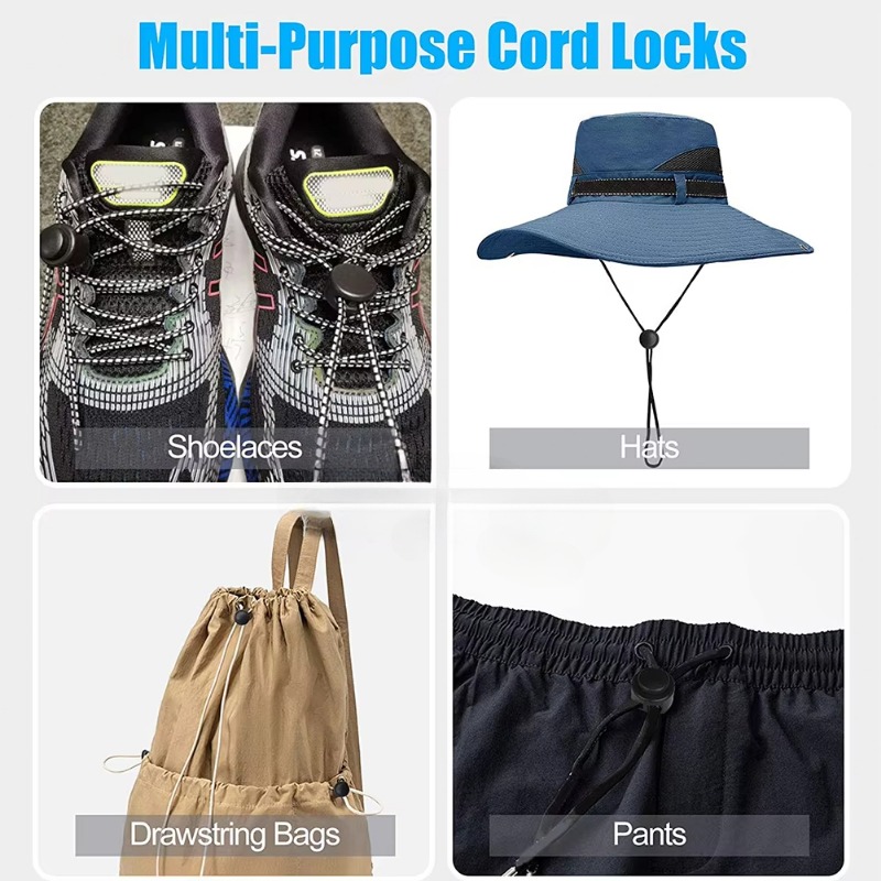 10pcs Spring Cord Lock Stopper - String Tension Clip avaliação e preço