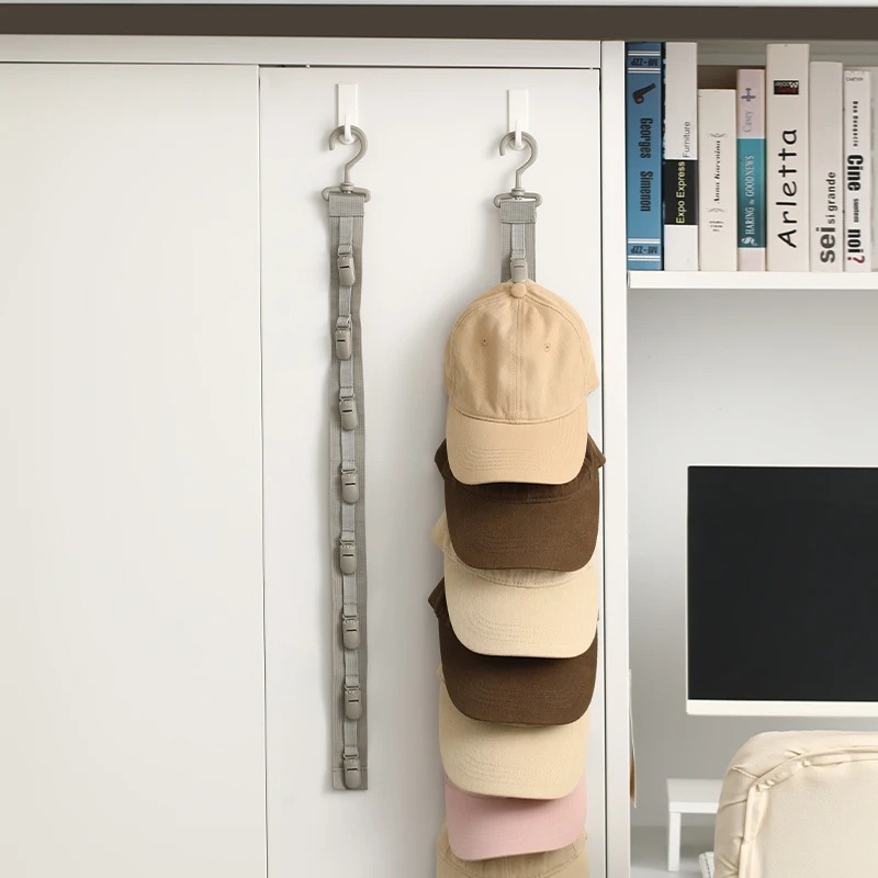 Wardrobe Hat Rack Hanging Rope - String Tension Clip avaliação e preço