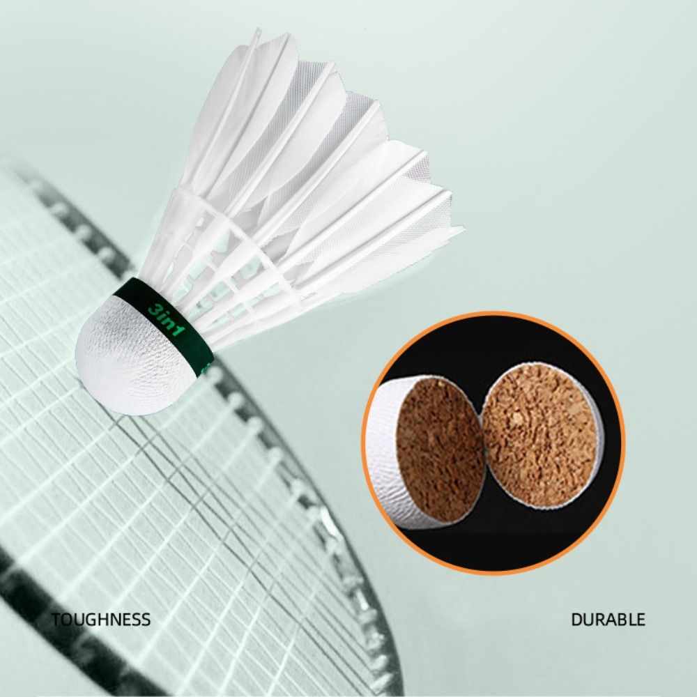 3/6/12PCS Professional Badmint - Badminton Nylon Shuttlecock avaliação e preço