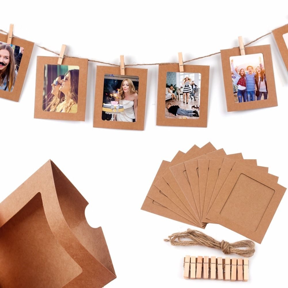 10Pcs DIY Craft Paper Photo Fr - String Tension Clip avaliação e preço