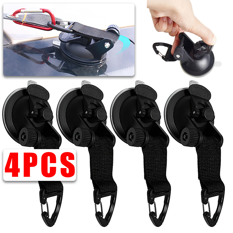 2/4 Pcs Car Tent Suction Cups  - String Tension Clip avaliação e preço