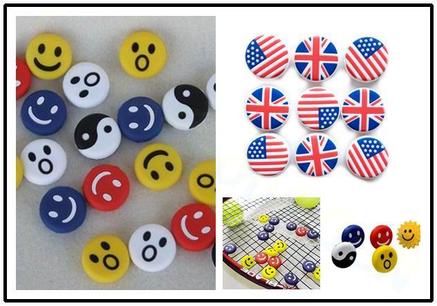 smile National flag Tennis Rac - Racket Vibration Dampener avaliação e preço